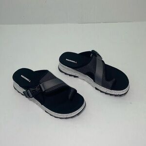 Merrell Black and Gray Slide Sandals Women’s Size 8